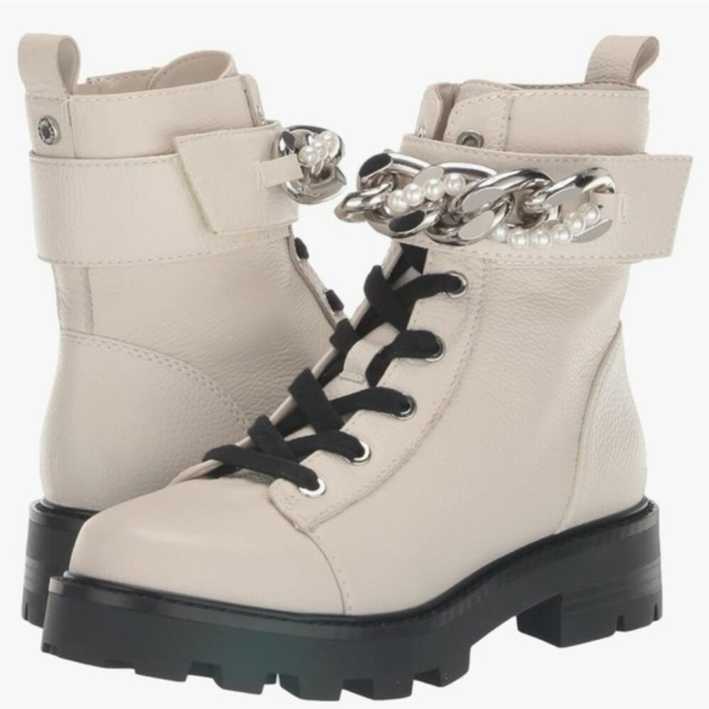 Karl Lagerfeld combat boot